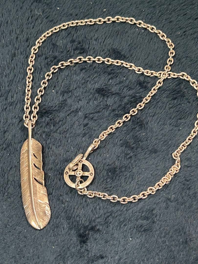 フェザー　ホイール　ネックレス