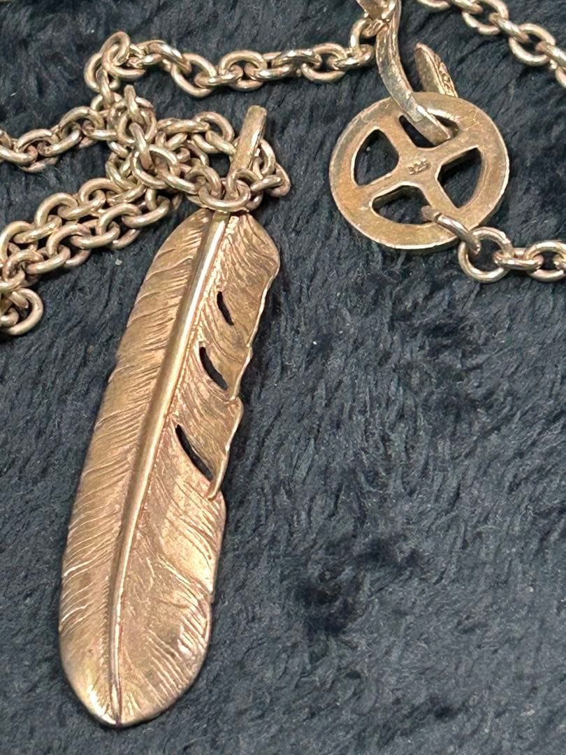 フェザー　ホイール　ネックレス