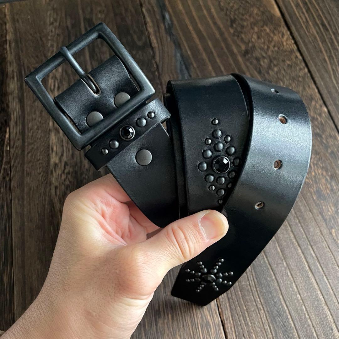 ディッキーズ874専用スタッズベルト　昭南ベンズ　真鍮ダール　HTC CALEE