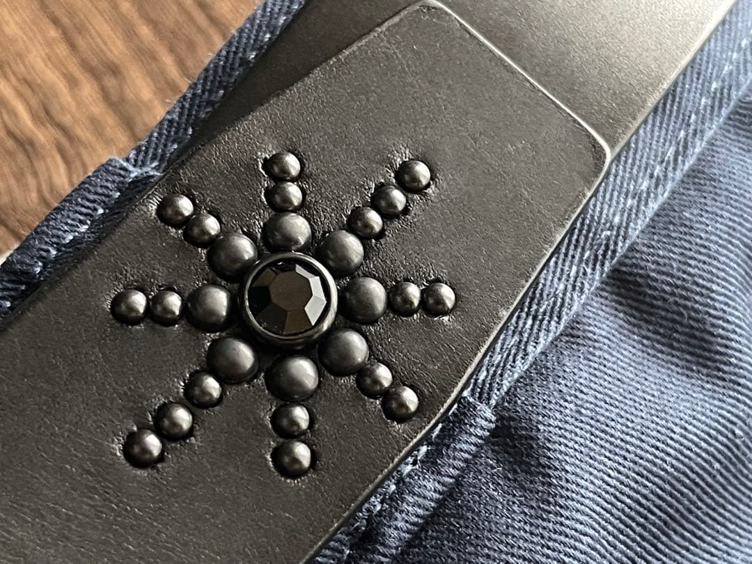 ディッキーズ874専用スタッズベルト　昭南ベンズ　真鍮ダール　HTC CALEE