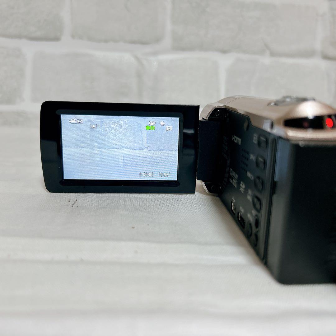 ✨【JVC フルハイビジョンビデオカメラ ピンクゴールド GZ-E150-N】✨