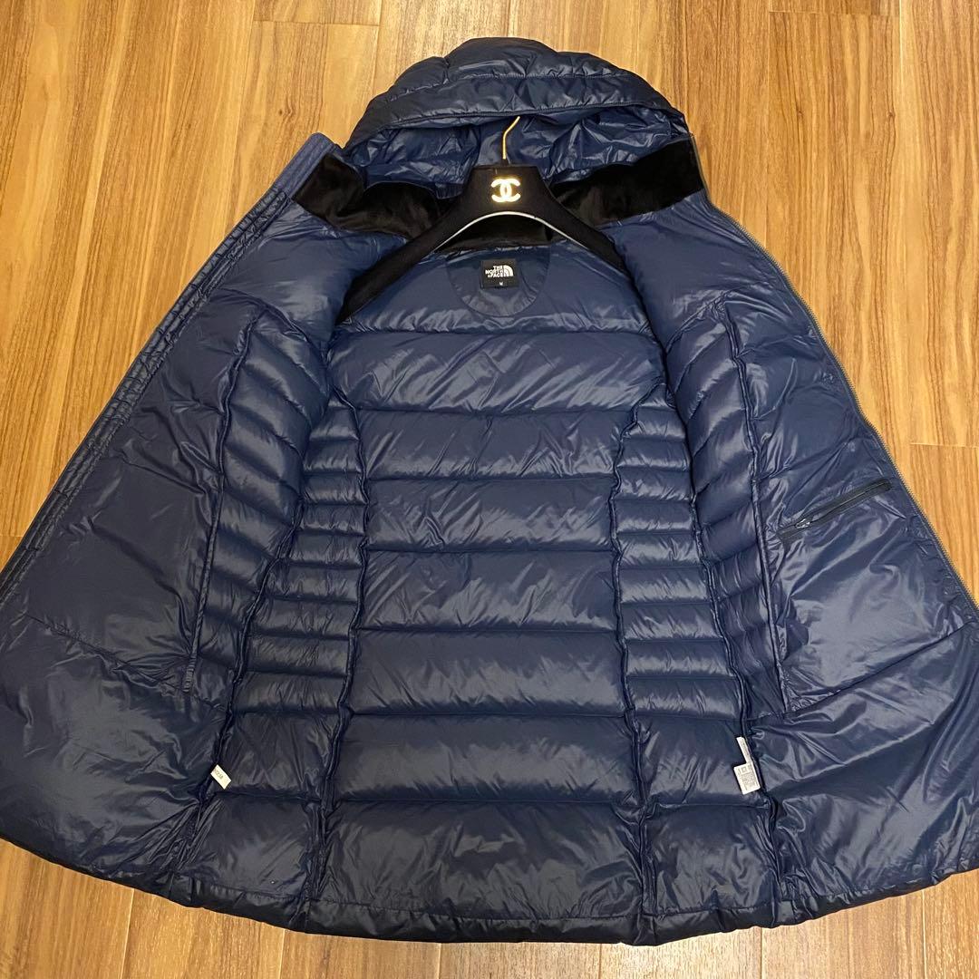 【極美品】ザノースフェイス ダウンコート 紺 レディース M 韓国製