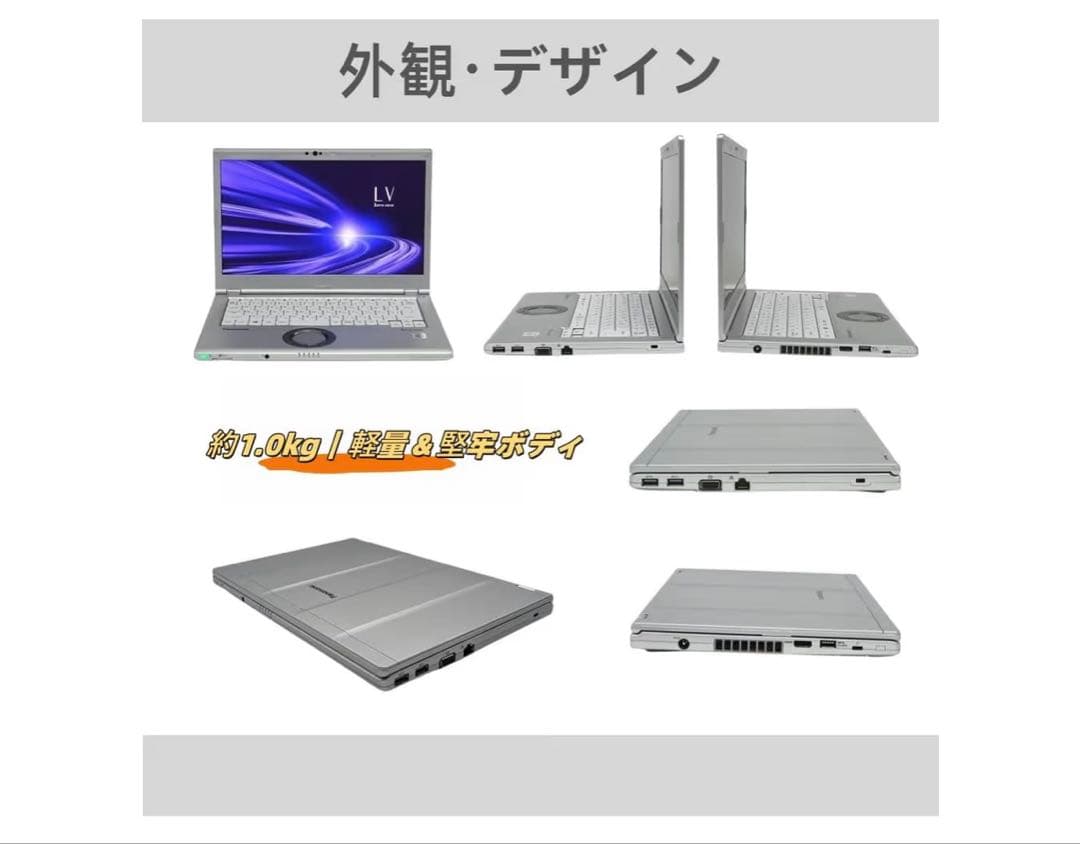 Let's note LV9 14型 ノートPC メモリ1TB