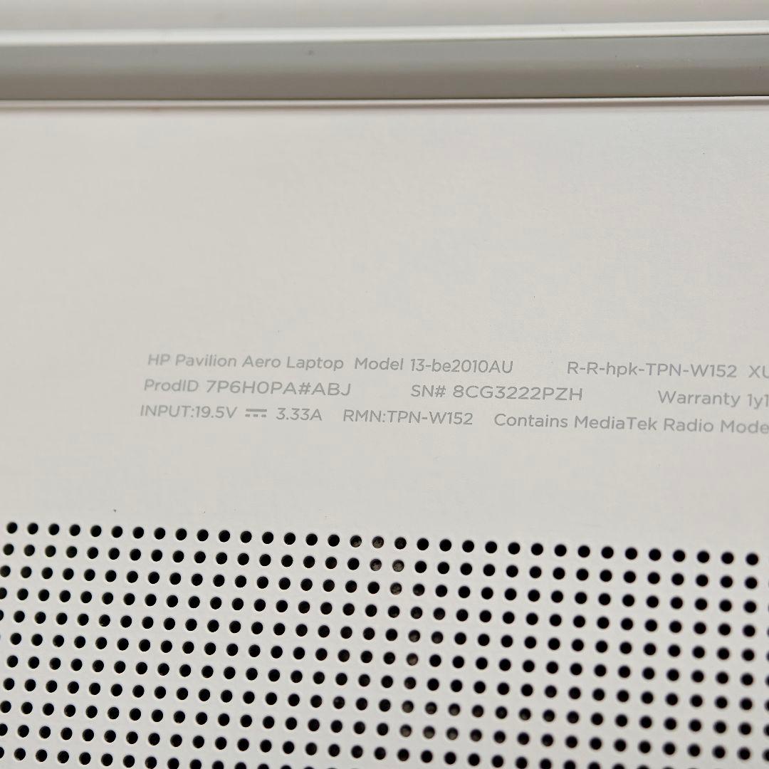 HP Pavilion Aero 13-be2010AU 16/500 軽量PC