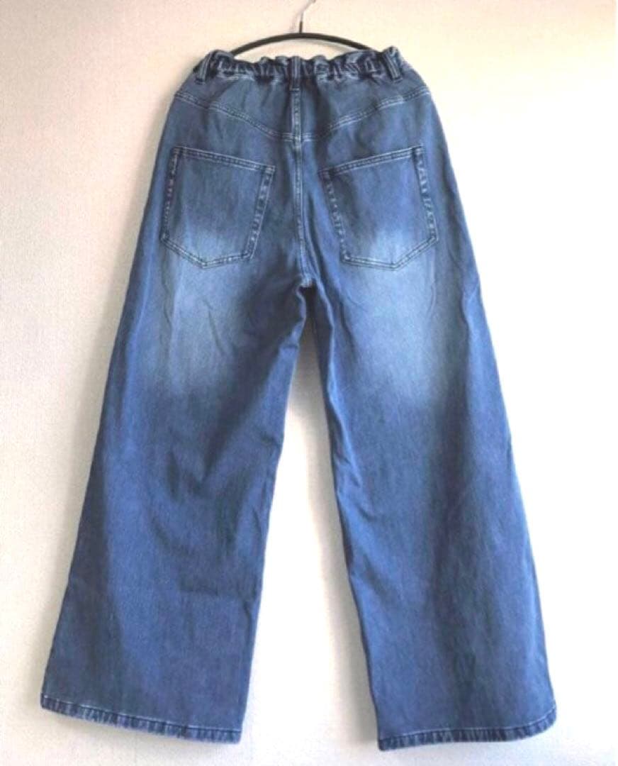 ほぼ新品♪ドロストワイドカットデニム ♪『VERY』YouTube紹介アイテム