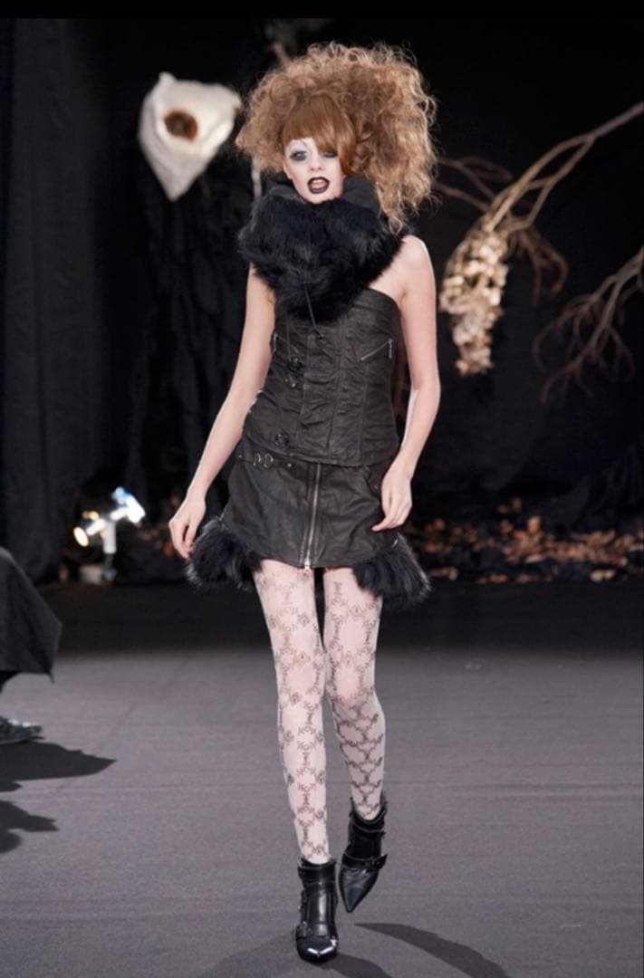 alice auaa アリスアウアア レザーミニワンピース