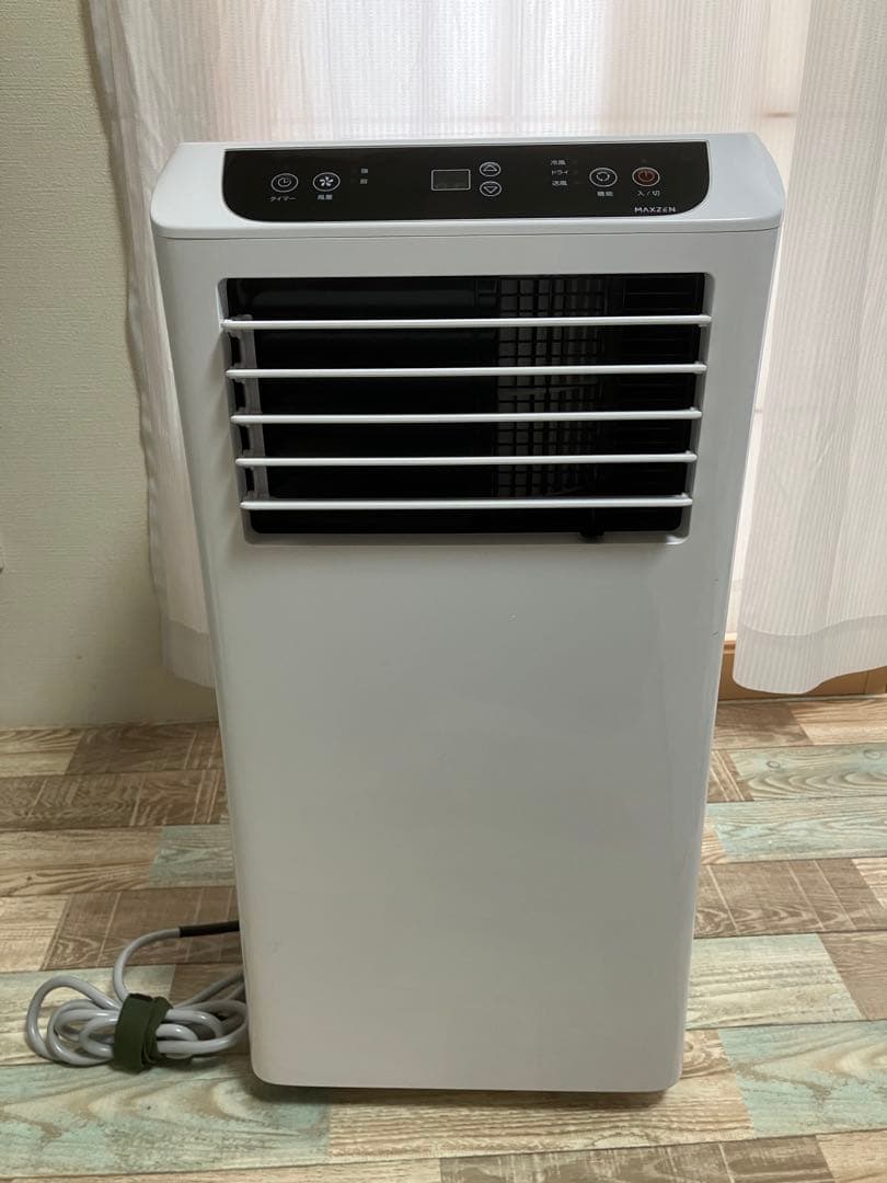 MAXZEN スポットクーラー22年製 JCF-MX802-WH 排熱ダクト付