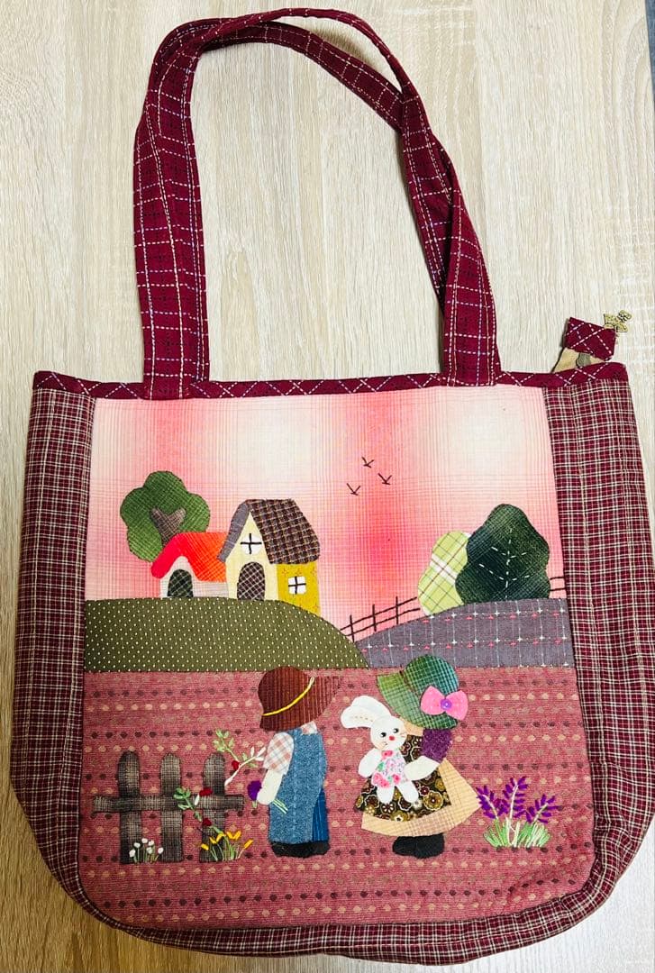 ★新作大★スーちゃん＆ビリーくん★ハンドメイド　トートバッグ　パッチワーク