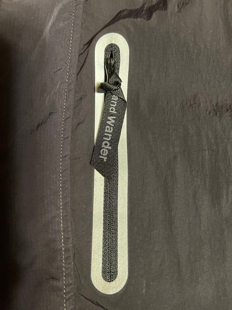 Gramicci x AND WANDERパッチワークウィンドパーカー Sサイズ