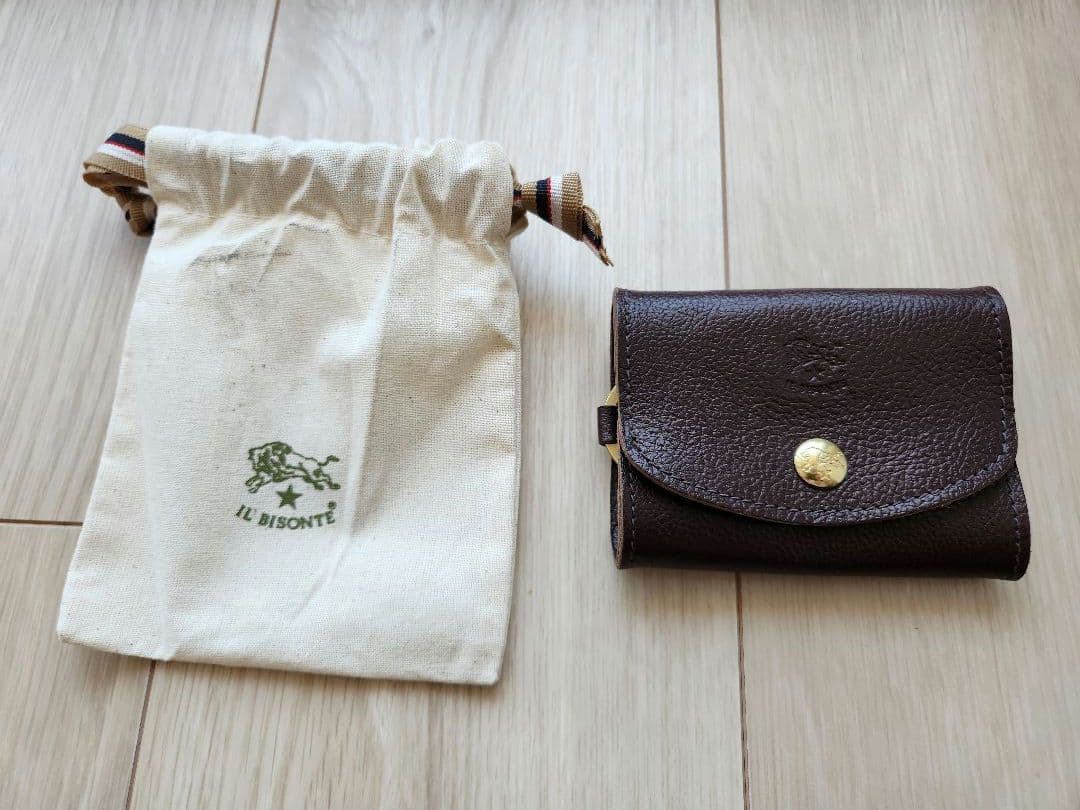 新品未使用 IL BISONTE ダークブラウン キーケース