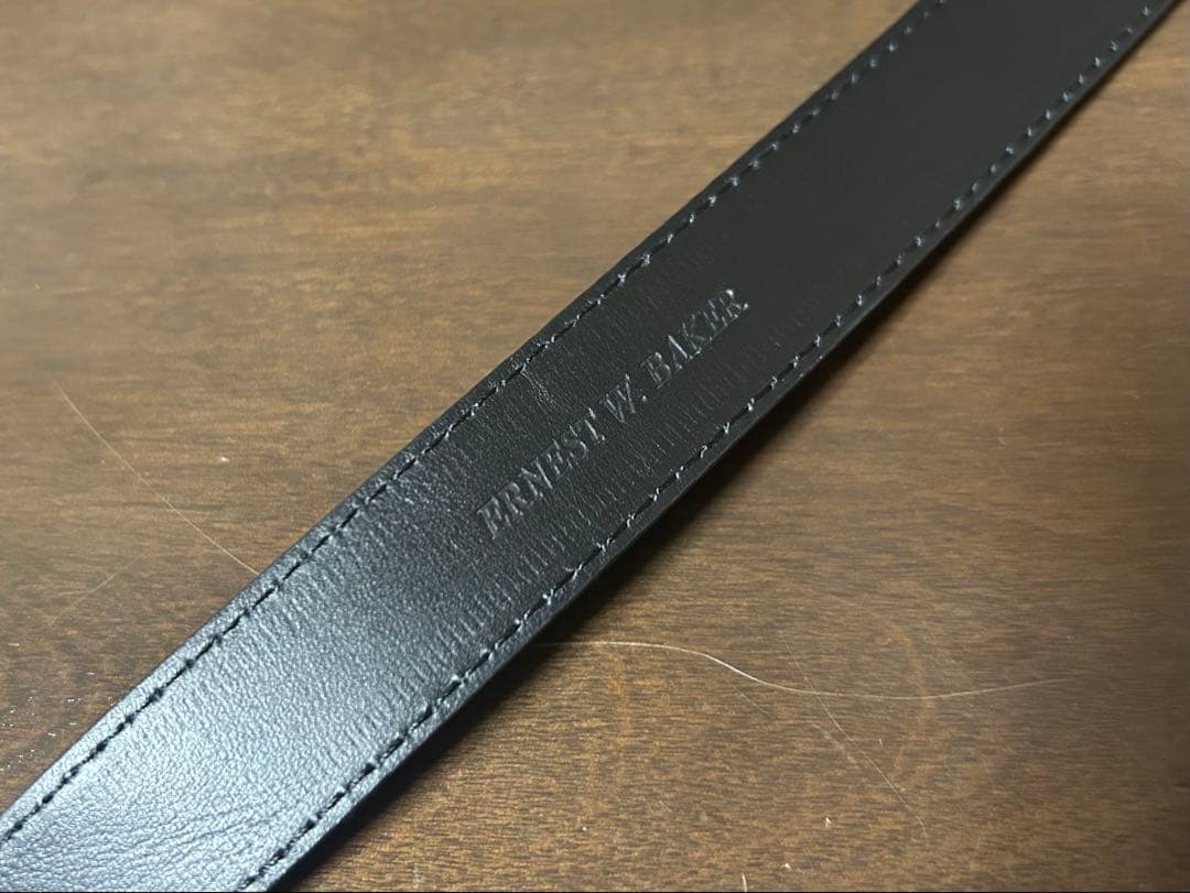 Ernest W.Baker アーネストダブルベイカー　レザーベルト