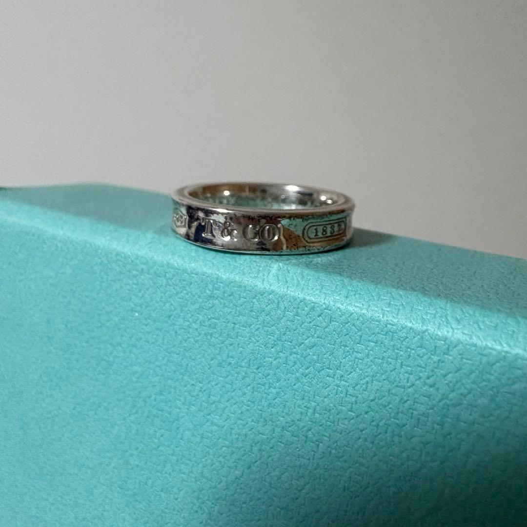 ティファニー ナローリング 1837 約7号 シルバー 925