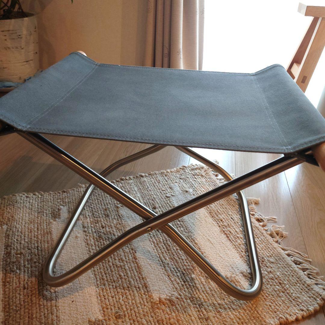 NychairX ニーチェア ロッキングチェア&オットマン　グレー