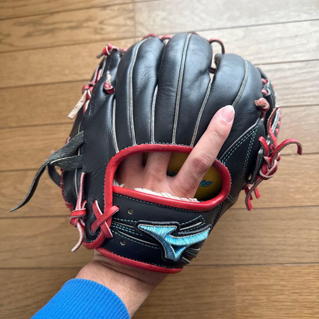 ミズノグロエリ　ダイバーシティーブルー　軟式グローブ ソフトボール