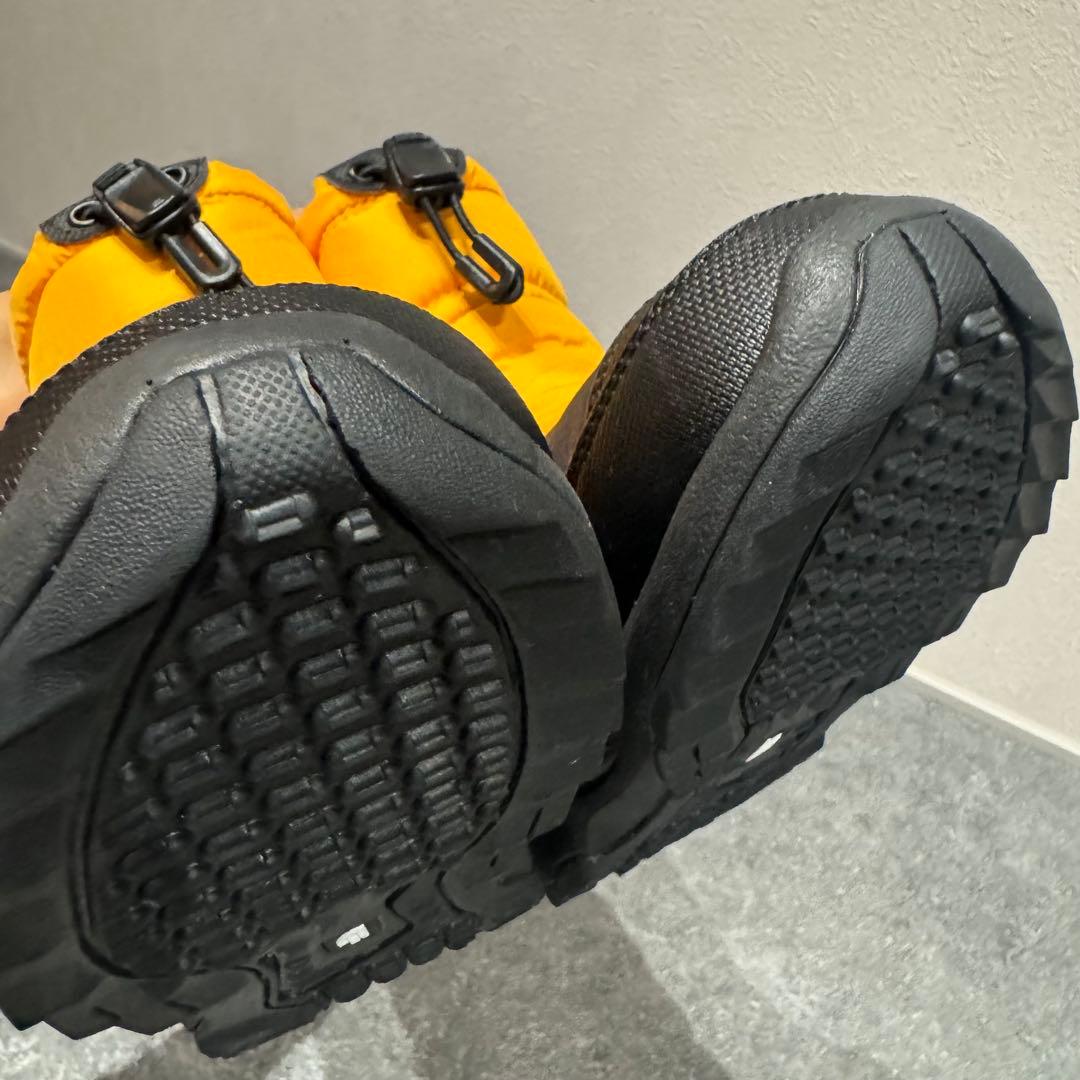 未使用品希少THE NORTH FACE スノーブーツヌプシレア黒黄色19センチ