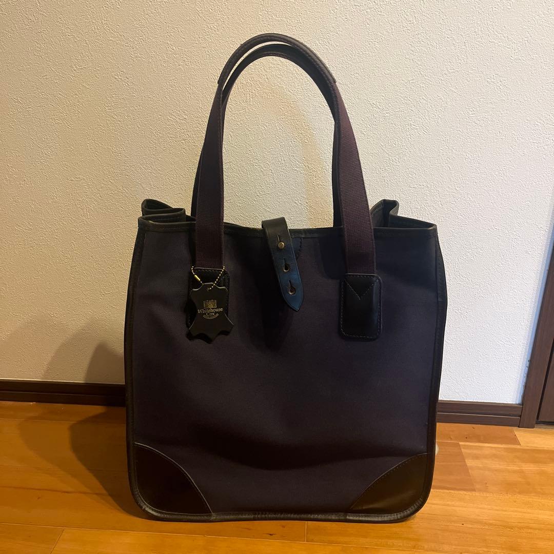 Whitehouse Cox トートバッグ　ネイビー