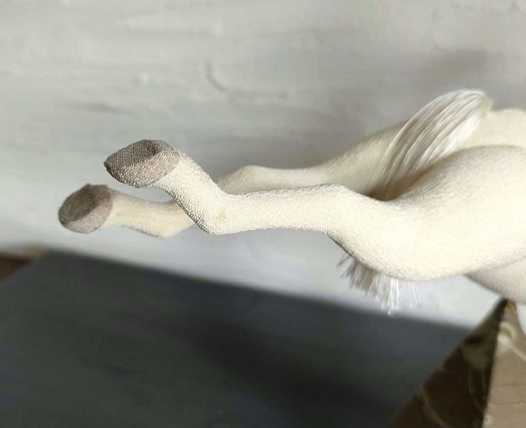 創作人形　午　干支　お正月飾り　縮緬　オブジェ　一点物