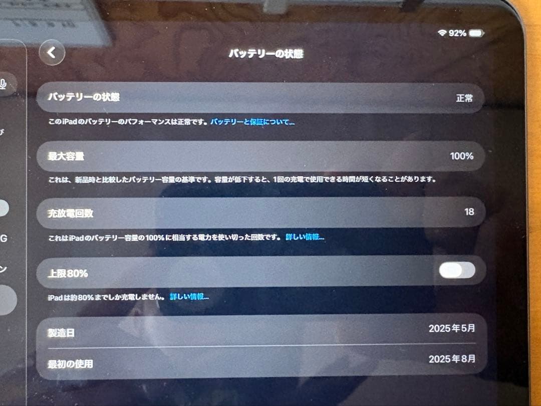 iPad mini 128GB a17 グレー MOFTカバー付き