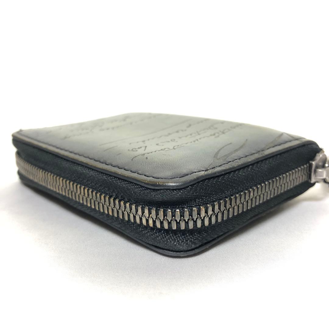 ベルルッティ　ケース　ワパ　カリグラフィ　ホールマーク　ダークグレー