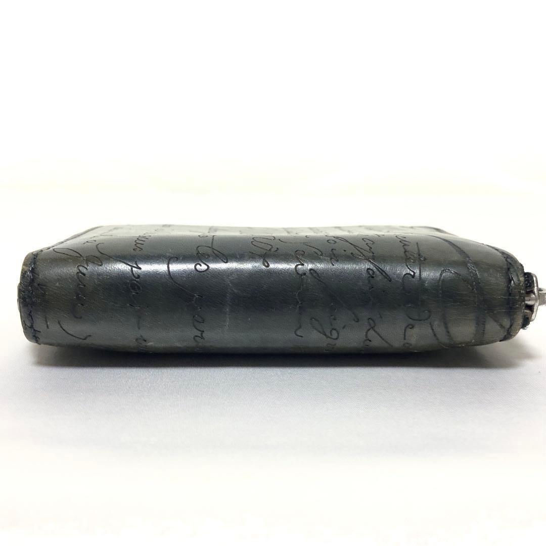 ベルルッティ　ケース　ワパ　カリグラフィ　ホールマーク　ダークグレー