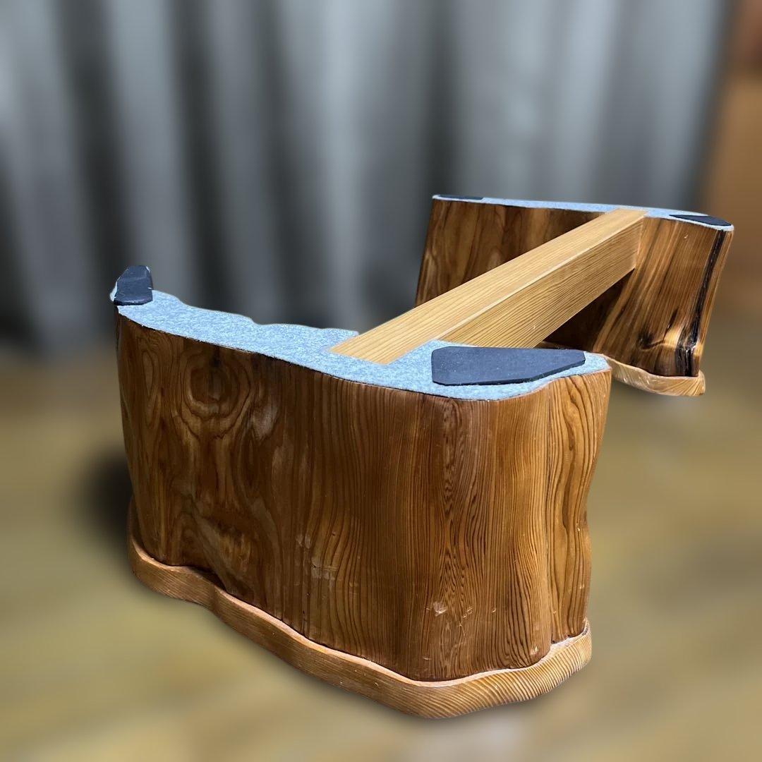 美品　希少　世界遺産　屋久杉　座卓　セパレートタイプ　樹齢1,000年以上