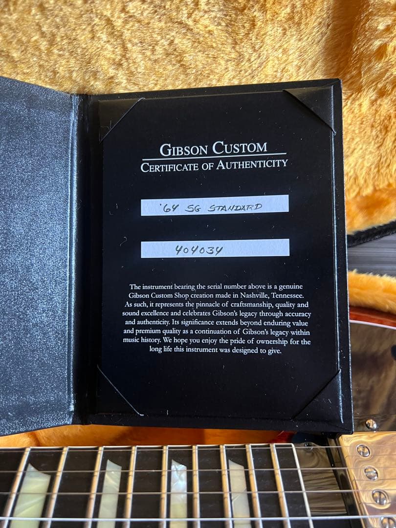 ギター Gibson Custom Shop 1964SG Standard M2M