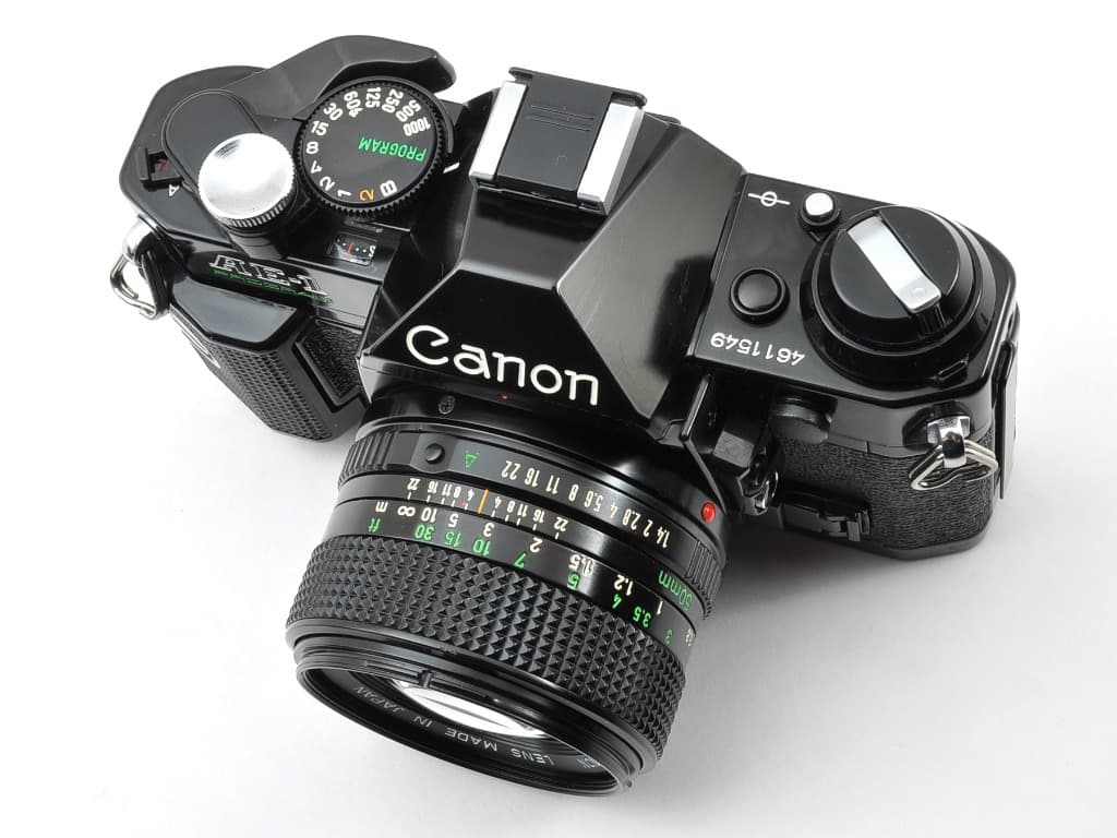 キヤノン AE-1 PROGRAM ブラック NFD 50mm f1.4 確認済