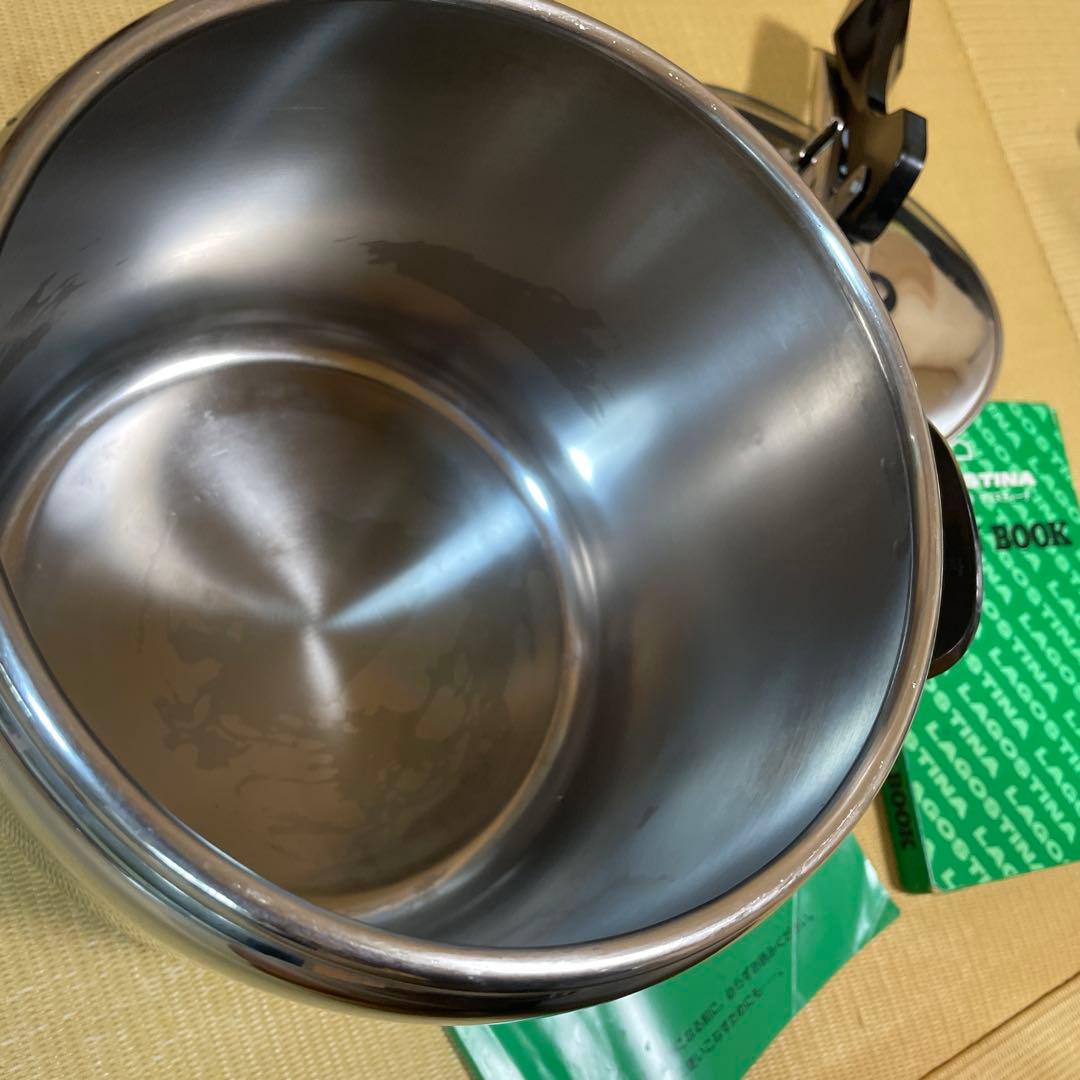 ☆実用　LAGOSTINA 圧力鍋 内径20cm 深さ19cm