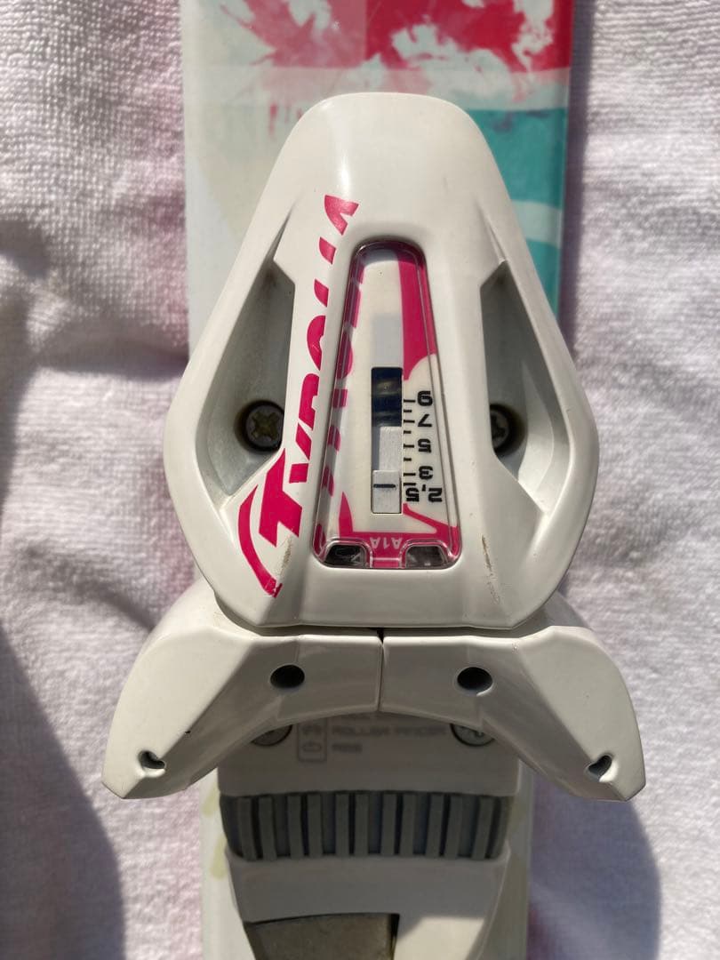 【美品】ショートスキー(ファン　ミッド　ミドル)ボードと解放ビィンディングセット