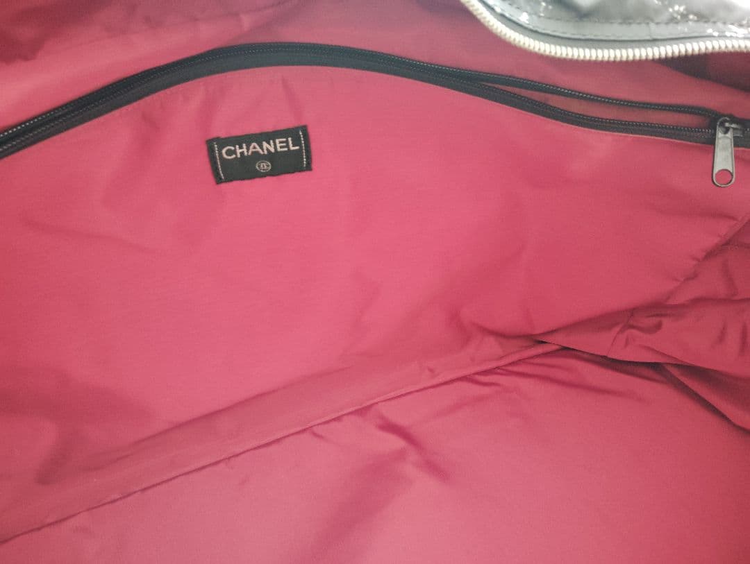 CHANEL シャネル　旧トラベルライン　ボストンバッグ