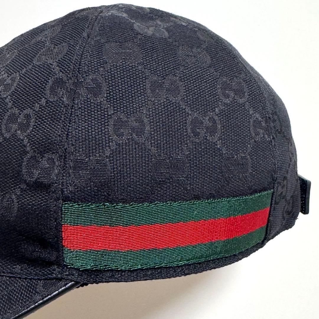 GUCCI グッチ GG キャンバス　ベースボール　キャップ M 58