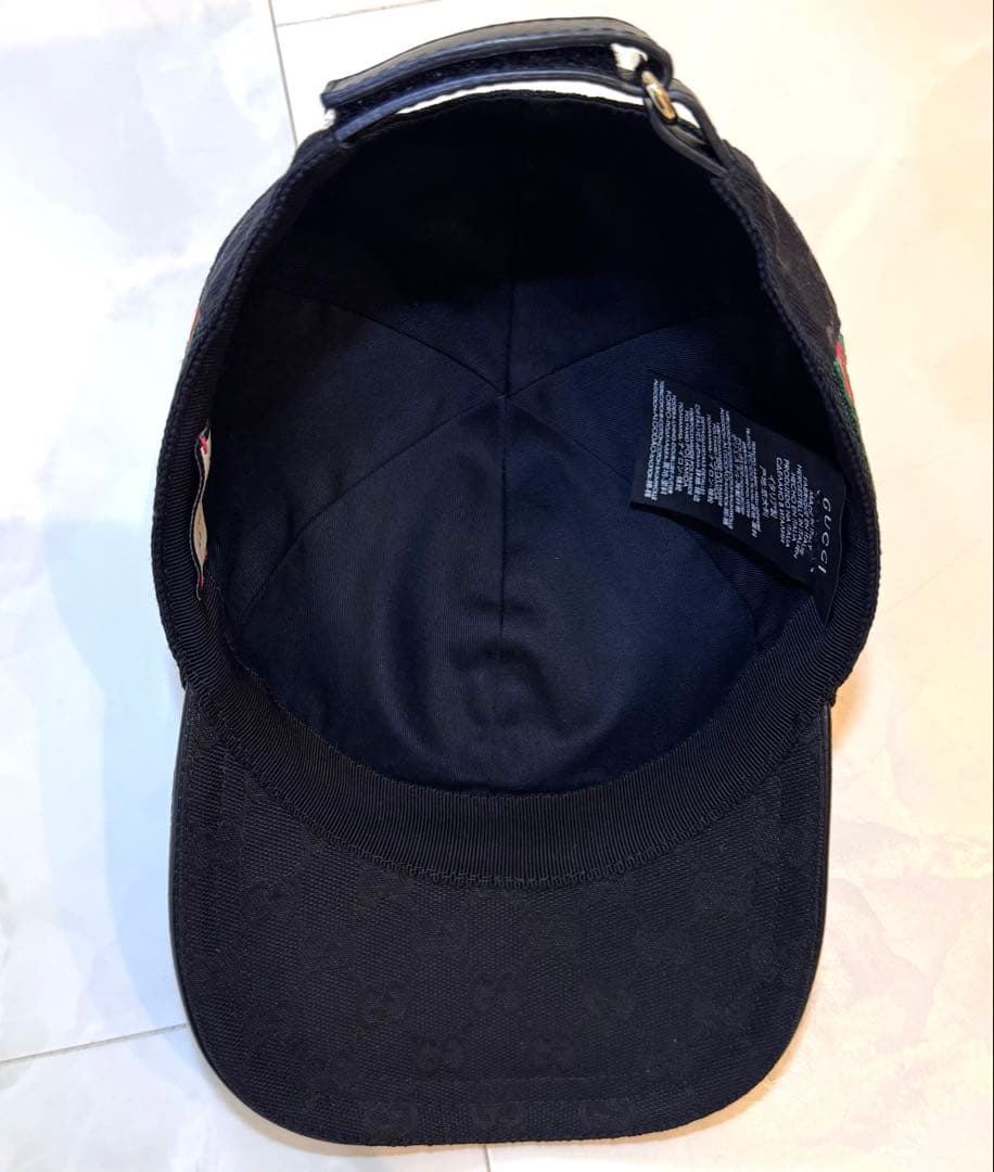 GUCCI グッチ GG キャンバス　ベースボール　キャップ M 58