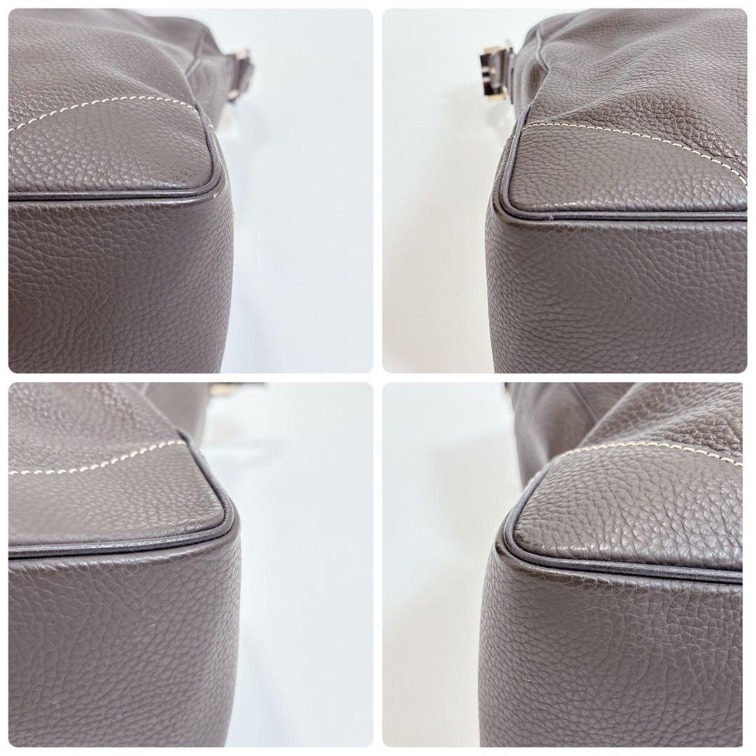 ダンヒル　dunhill メッセンジャーバッグ　2way オールレザー　ブラウン