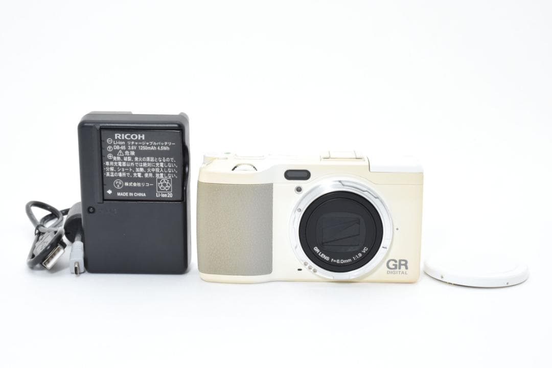 【美品】Ricoh リコー GR Digital IV ホワイト #309