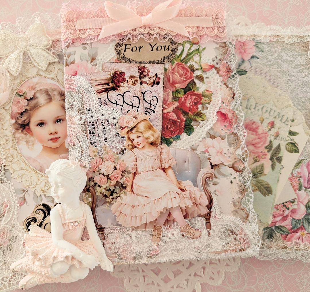 薔薇とレースのロマンチックスィートジャンクジャーナル*Charming*