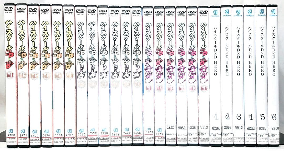 ハイスクールD×D【1期～4期】DVD 全24巻セット