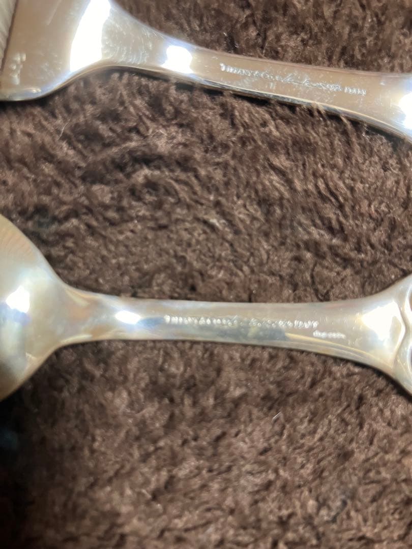 Tiffany & Co エルサ・ペレッティ アップルベビースプーン フォーク