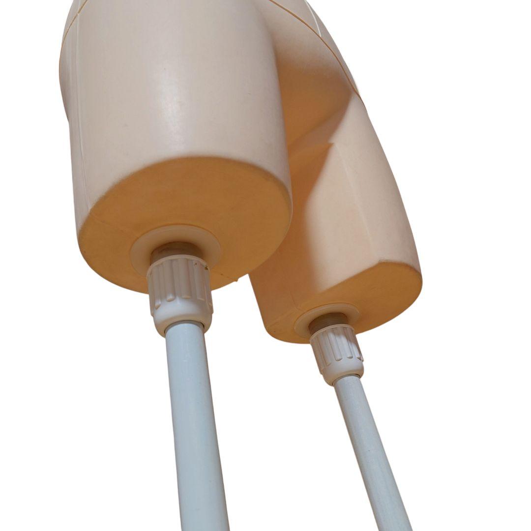 美品 トルソー べージュ 着付け マネキン 和装 ボディ 女性用 二本足 洋装