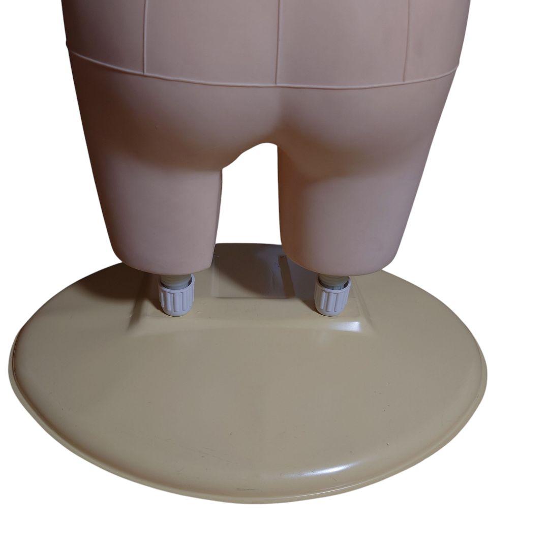 美品 トルソー べージュ 着付け マネキン 和装 ボディ 女性用 二本足 洋装