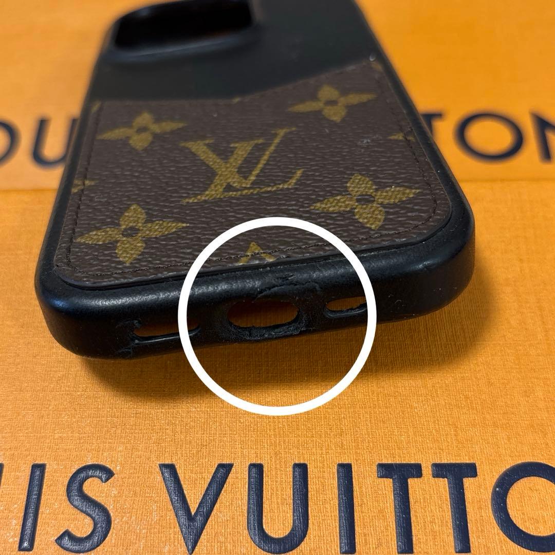 Louis Vuitton iPhone16pro用 レザーケース モノグラム