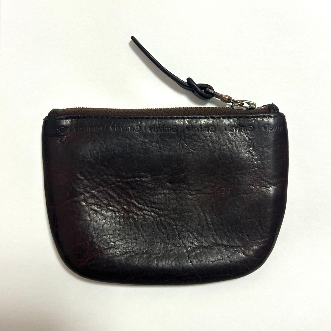 visvim レザーウォレット ケース 財布 ビズビム ポーチ ブラウン