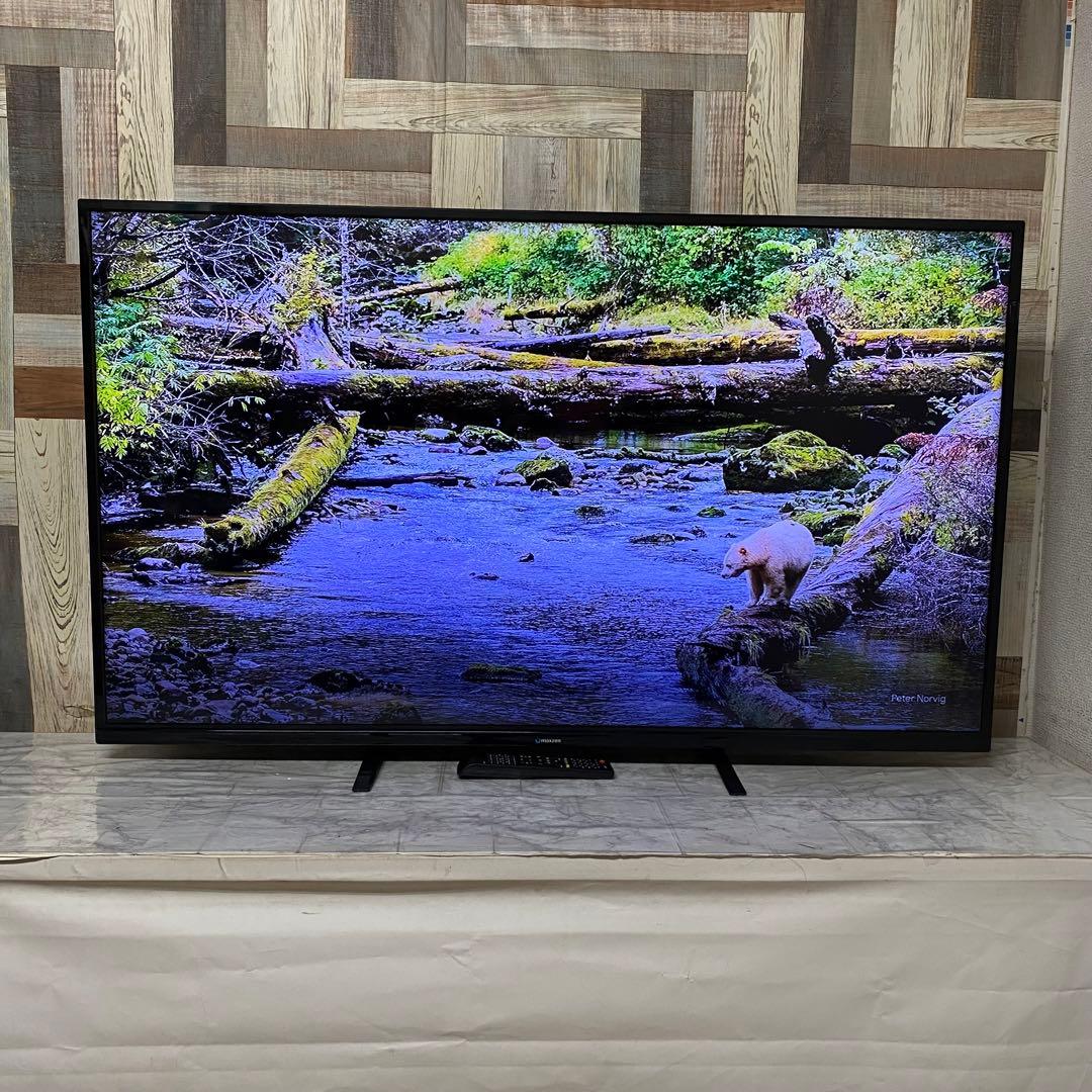即日受渡❣️全国送料込マクスゼン55型4K液晶テレビWチューナーゲームモード搭載