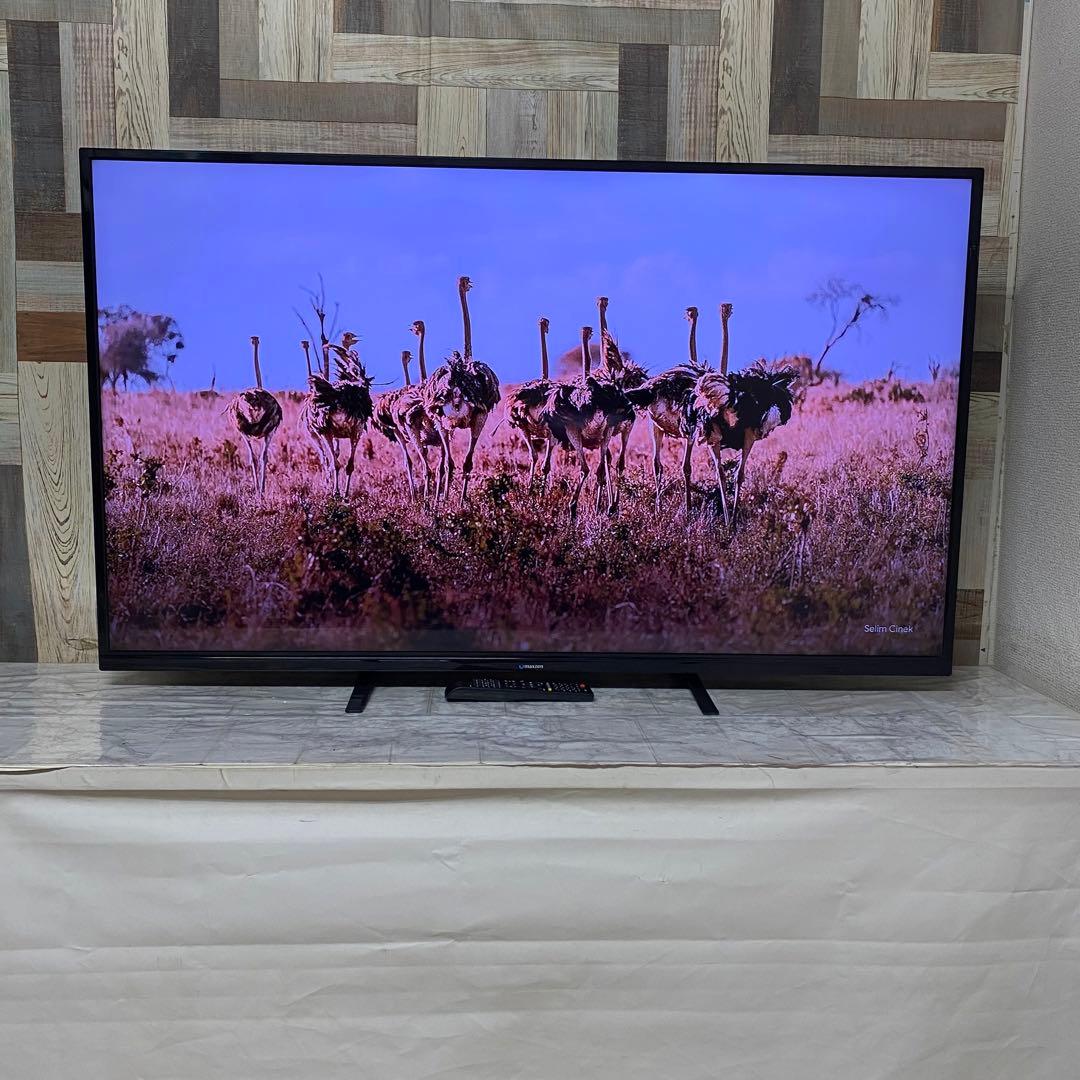 即日受渡❣️全国送料込マクスゼン55型4K液晶テレビWチューナーゲームモード搭載
