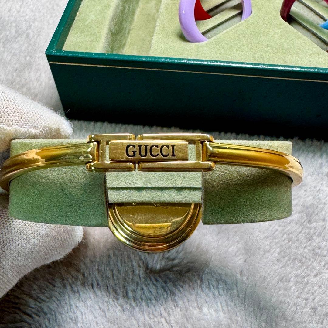 GUCCI　腕時計 11/12.2 チェンジベゼル　11色　ゴールド　アナログ