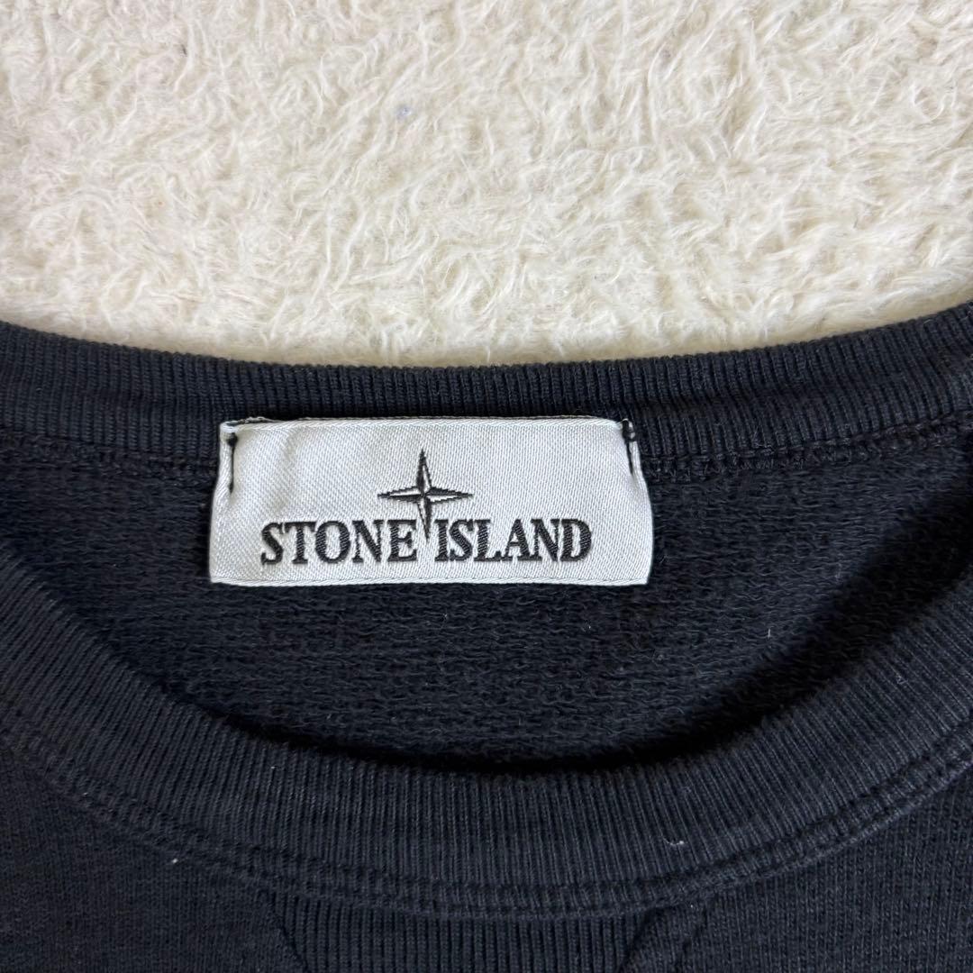 23SS STONE  トレーナー ブラック XL