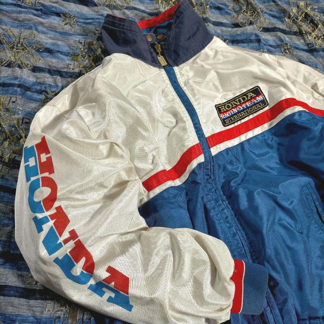 激レア ヴィンテージ ホンダ リバーシブル ジャンパー ブルゾン 袖ロゴ L