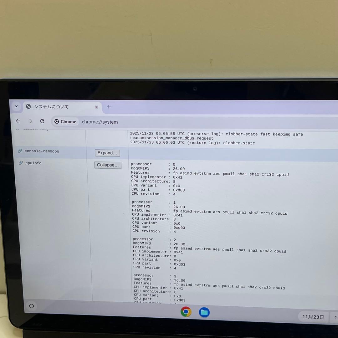 Chromebook本体 #489 Lenovo CT-X636F Tab 4G + 64GB