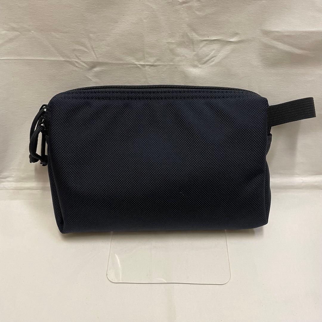 【美品】ブリーフィング ポーチ モバイルポーチ セカンドバッグ ネイビー