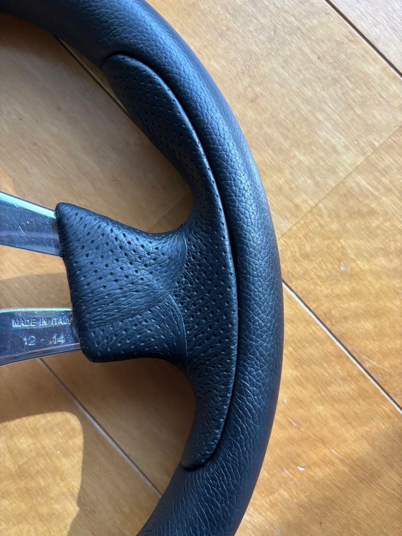 7no8•*¨*•.¸♬︎ NARDI ステアリングブラックパンチングレザー