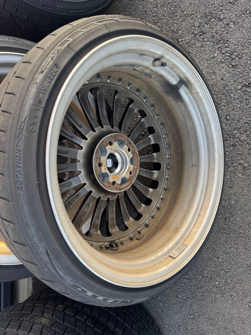 クレンツェヴィルハーム19インチクローム仕上げ 4本ホイールセット